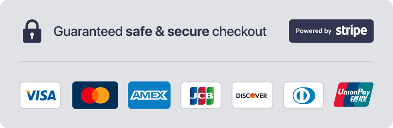 Stripe payment trust badge